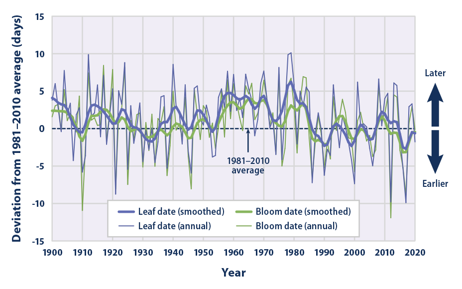Graph from Environmental Protection Agency's Climate Change Indicators